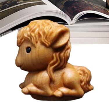 Imagem de Estatueta De Cavalo Em Miniatura | Decoração Mini Para Mesa | Estatueta Decorativa Da Sorte,Para Estante Prateleira Vitrine Criado-mudo Sala Quarto Escritorio