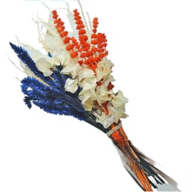 Imagem de BuquêS De Flores Secas — Arranjos Florais Desidratados Adequados Para Festas, Casamentos, DecoraçãO De Mesas E DecoraçãO De Interiores(azul celeste)