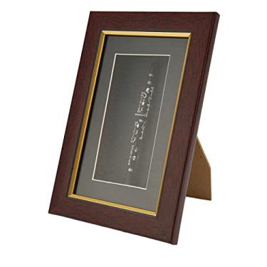 Imagem de Mbeysaq Miniatura flauta réplica de metal modelo mini instrumento musical cor requintada durável prateleira mesa armário embalado.