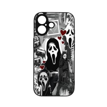 Imagem de qizjio Capa de telefone de anime de terror à prova de choque protetora de Halloween para iPhone 17