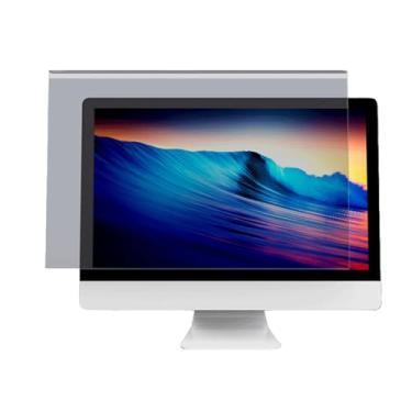 Imagem de Película protetora antiespião para monitor, filtro widescreen antirbrilho de luz azul, capa de privacidade de moldura suspensa sem necessidade de protetor contra arranhões de azulejos para escritório