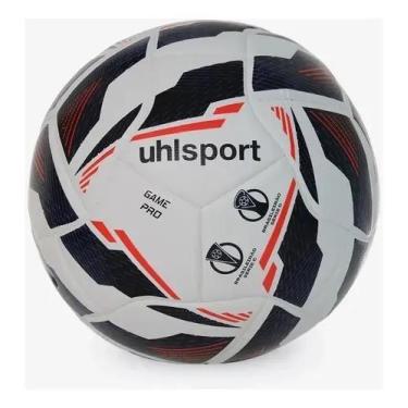 Imagem de Bola campo uhlsport pro serie c, Preto, Vermelho, 5