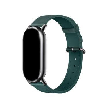 Imagem de Bracelete De Couro Para Xiaomi Smart Band 8 Verde