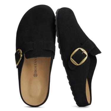 Imagem de BOSTANTEN Clogs for Women Mules Slip on Shoes Preto, Preto, 8.5