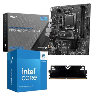 Imagem de Kit Upgrade Intel I5 14400F 14Ger. H610 32GB DDR4