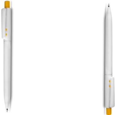 Imagem de Caneta Esferográfica Retrátil, Metal, Escrita Azul, Ponta Média 1.0mm, Corpo Emborrachado com Ponta Touch, Estilo Moderno, Ambidestro (Kit 2 Amarelo)