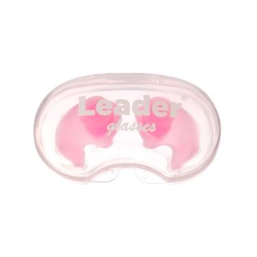 Imagem de Leader Glasses Protetor de Ouvido em Silicone para Natação, Rosa, 1 Par, Moldável, Adulto Unissex