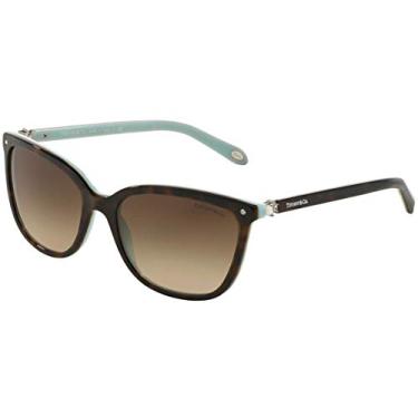 Imagem de Tiffany TF4105HB 8134-3B Tartaruga TF4105HB Cats Eyes Óculos de Sol Lente Categoria 3, 55mm