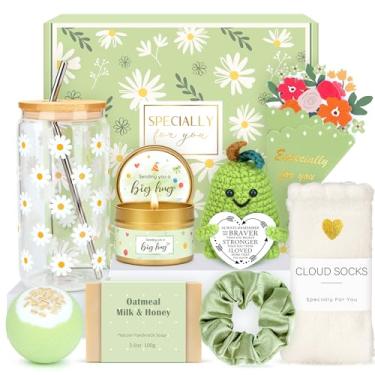 Imagem de Cestas de presente para mulheres, presentes de aniversário exclusivos para mulheres, conjunto de presentes de animação de autocuidado, caixa de presente para mulheres, adolescentes, meninas, melhor