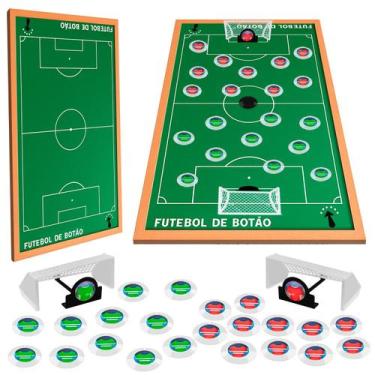 Imagem de Futebol De Botão Com Mesa E Acessórios Para Salão De Jogos Brinquedo C