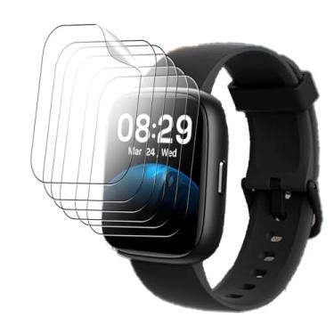 Imagem de Pacote com 6 protetores de tela para Smart Watch Cillso IDW26 de 1,8 polegadas – Película TPU 6H, antiarranhões, anti-impressões digitais, sem bolhas, inquebrável, à prova de poeira, sensível ao toque