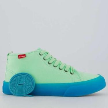 Imagem de Tênis Redley Cano Médio Verde e Azul Turquesa-Unissex
