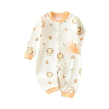 Imagem de Macacão De Algodão Para Bebê Recém-Nascido Com Estampa Do Mickey, Maca