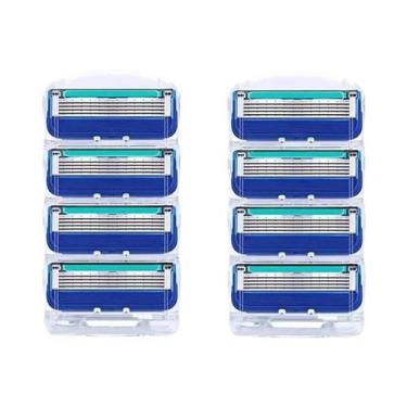 Imagem de Navalha Manual Vintage De Aço Inoxidável De 5 Camadas Com Dupla Lâmina