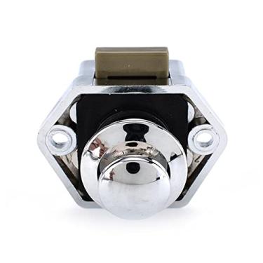 Imagem de Fechadura de carro de acampamento de 20 mm para iate móveis, ferragens de porta, armário, gaveta, maçanetas para crianças, 10 peças (pequeno-marrom)