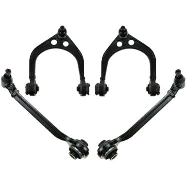 Imagem de Conjunto de 4 braços de controle dianteiros superiores e inferiores para 300 Charger Magnum RWD