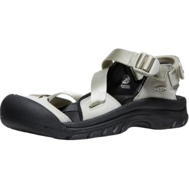 Imagem de KEEN Sandália feminina Zerraport Ii Fashion, Bétula prateada/preta, 10.5