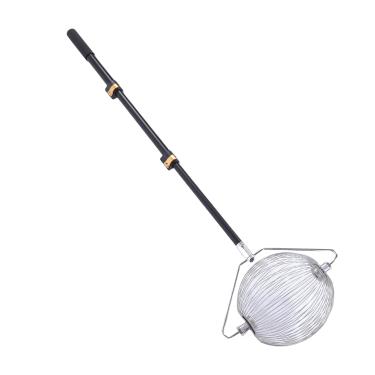 Imagem de TOPINCN Coletor de Porcas de Bola, Coletor de Nozes, Selecionador de Rolamento de Bolas Multifuncional, Tamanho S Superior Com Poste Telescópico de Liga de Alumínio para Tênis,