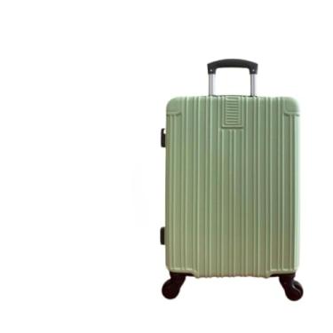 Imagem de Mala de Viagem com Rodinhas 360° Rígida com Cadeado – Tamanhos PP a G – Bagagem Resistente para Viagem(VERDE (M) - 323)
