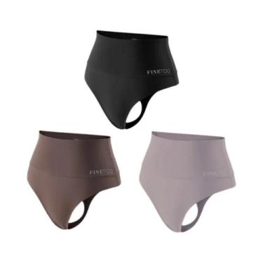 Imagem de Calcinhas plus Size Sem Costura De Cintura Alta Para Mulheres, G-Strin