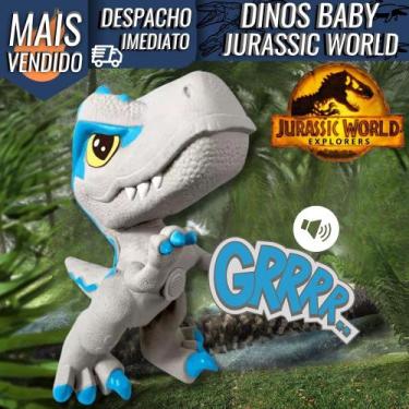 Imagem de Dinossauro Brinquedo Jurassic World Rex Baby Articulado Vinil Original