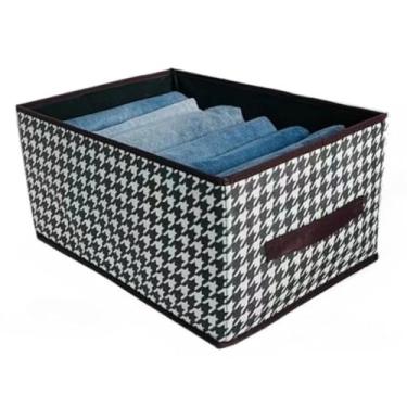 Imagem de Kit 3 Caixas de Armazenamento de Roupas - Dobráveis Multiuso, Ideal para Guardar Roupas, Acessórios, Brinquedos e Objetos Domésticos