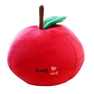 Imagem de RYZGOJV Lovely Plush Stuffed Toy Home Sofa Home Throw Pillow, Red Apple