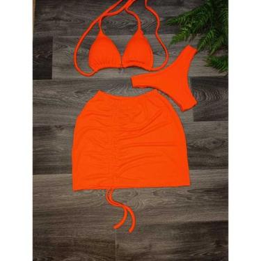 Imagem de Biquíni Com Saia peças Brilhante Premium - Moda Praia - moda quiroz, L