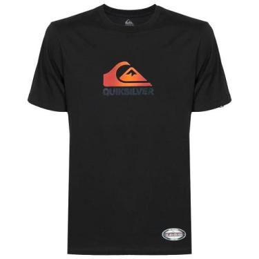 Imagem de Camiseta Quiksilver Soft Hologram SM26 Masculina Preto, G, Preto