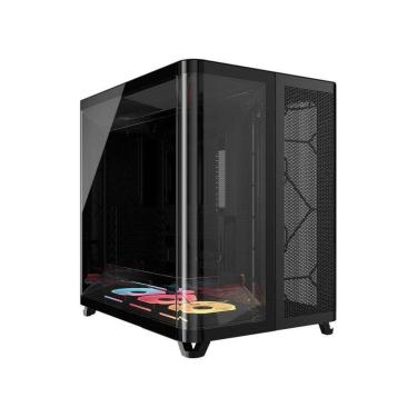 Imagem de Gabinete Gamer Corsair AIR 5400, Mid-Tower, com 3 Fans LX-R iCUE LINK,Lateral em Vidro-CC-9011320-WW-Unissex