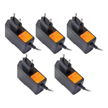 Imagem de COMP Kit com 5x Fontes Chaveadas 9VDC 1A 9W P4 C+ FTCI 9/1 Bivolt Hayo