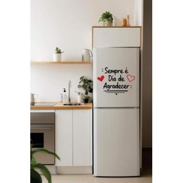 Imagem de Adesivo De Geladeira Sempre É Dia De Agradecer - Lojinha Da Luc Adesiv