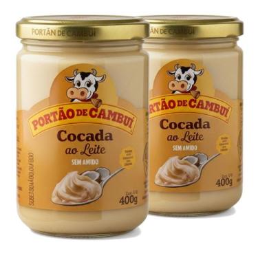 Imagem de Kit c/ 2und Cocada ao Leite Portão do Cambui 400g - Portão Do Cambuí
