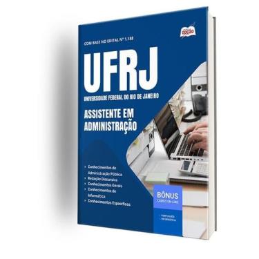 Imagem de Apostila UFRJ 2026 - Assistente em Administração - Apostilas Opção