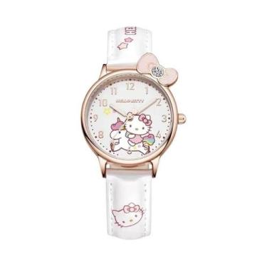 Imagem de Relógio De Quartzo Kawaii Hello Kitty Kuromi Cinnamoroll Para Meninas,