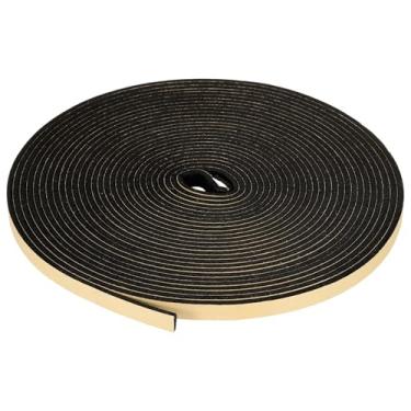 Imagem de PATIKIL Fita isolante de espuma, 1/5.1 cm L x 1/20.3 cm t x 32.8FT tira de vedação de porta autoadesiva para ar condicionado de janela de porta, preta