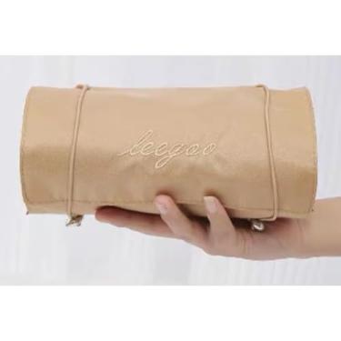 Imagem de Necessaire Organizador Cosmético Maquiagem Feminino Para Viagem Em Alto.(CAQUI-916)