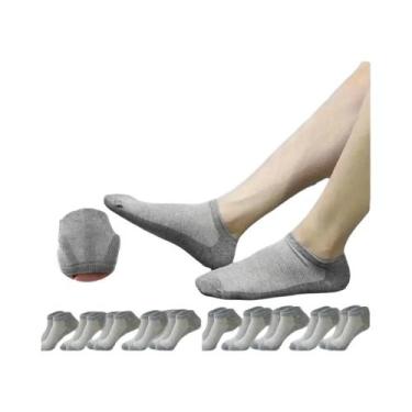 Imagem de Meias De Corrida Femininas De Verão Em Malha, 510 Pares, Finas, De Cor