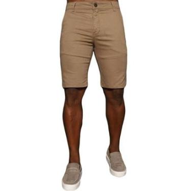 Imagem de Bermuda Alfaiataria Skinny Casual Premium Masculina-Masculino