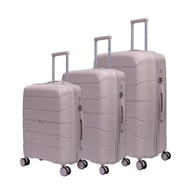 Imagem de Conjunto de malas de viagem polipropileno PMG Barcelona Swiss Move, Be