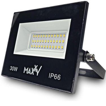 Imagem de kit 5 Refletor 30w LED SMD Holofote A Prova D'água Branco Frio 6500k L