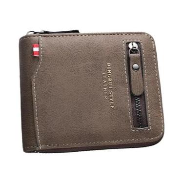 Imagem de Carteira Masculina De Grande Capacidade Para Negócios, Carteira Curta 