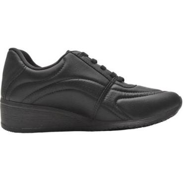Imagem de Tênis Kolosh Solado Anabela, Preto, 37