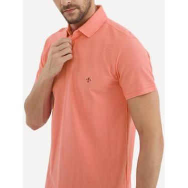 Imagem de Polo Dudalina Piquet Essentials Cotton Rosa Médio, L/G