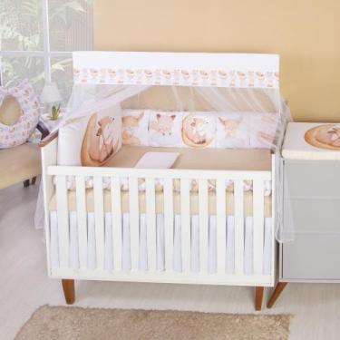 Imagem de Kit Berço Americano Almofadinhas Bebê Menino 13 peças - Avm Enxovais, 