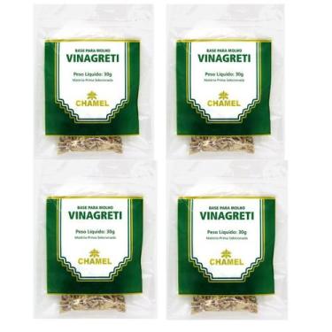 Imagem de Kit 4 Pacotes Para Base De Molho Vinagreti 30 Gramas - Chamel