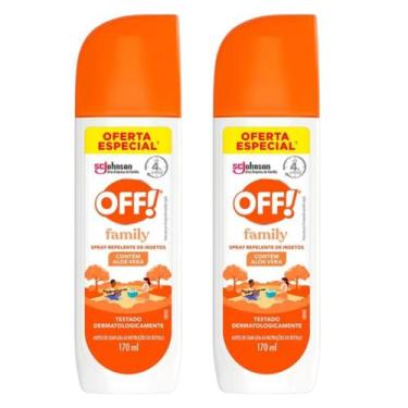 Imagem de Kit 2 Repelente Family Spray 170ml - Off!