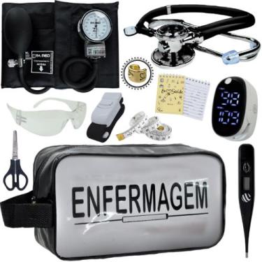 Imagem de Kit Enfermagem Aparelho Pressão Esteto Frete Grátis Promocao - Love Sa
