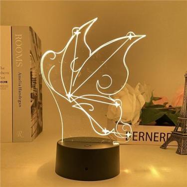 Imagem de A luz noturna Genshins afeta a mudança de cor do LED 3D de Hu Taos - y