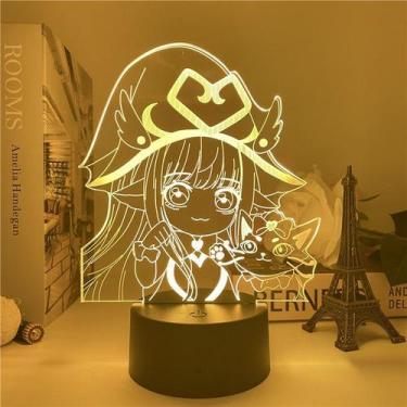 Imagem de Luz noturna LED 3D Lols Lulus Yuumis que muda de cor para crianças - y